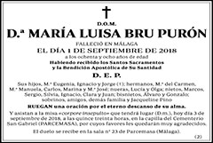 María Luisa Bru Purón